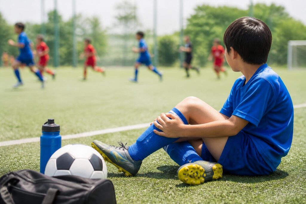 ジュニアサッカーのオスグッドで走っていいかの判断基準は？