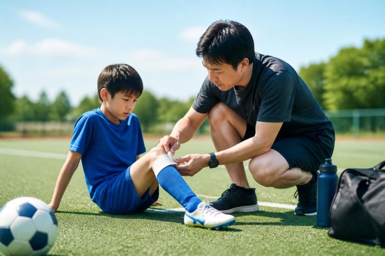 ジュニアサッカーのケガ予防に役立つグッズは？