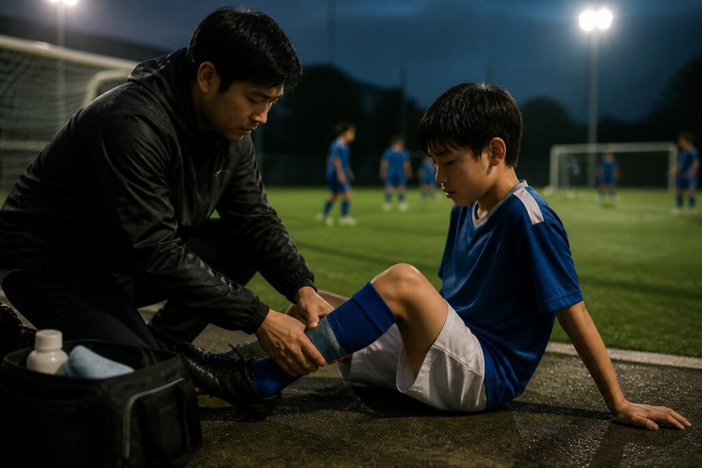 ジュニアサッカーの練習後にできるリカバリー方法は？
