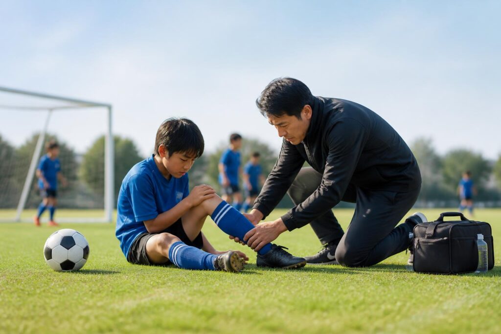 ジュニアサッカーにおけるシンスプリント予防のための効果的なストレッチは？