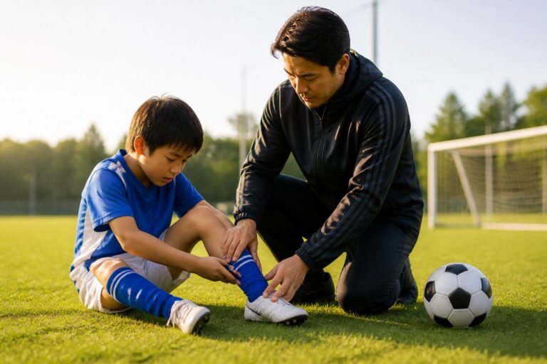ジュニアサッカーでけがをしたときの休養期間はどのくらい？