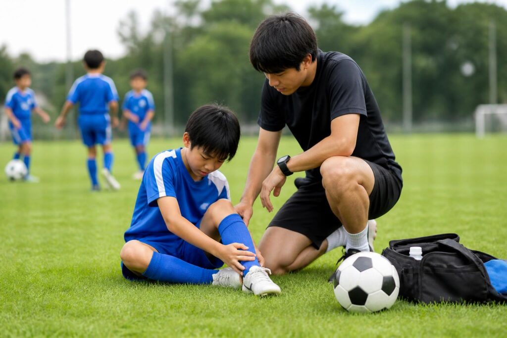 ジュニアサッカーの肉離れから復帰する基準は？