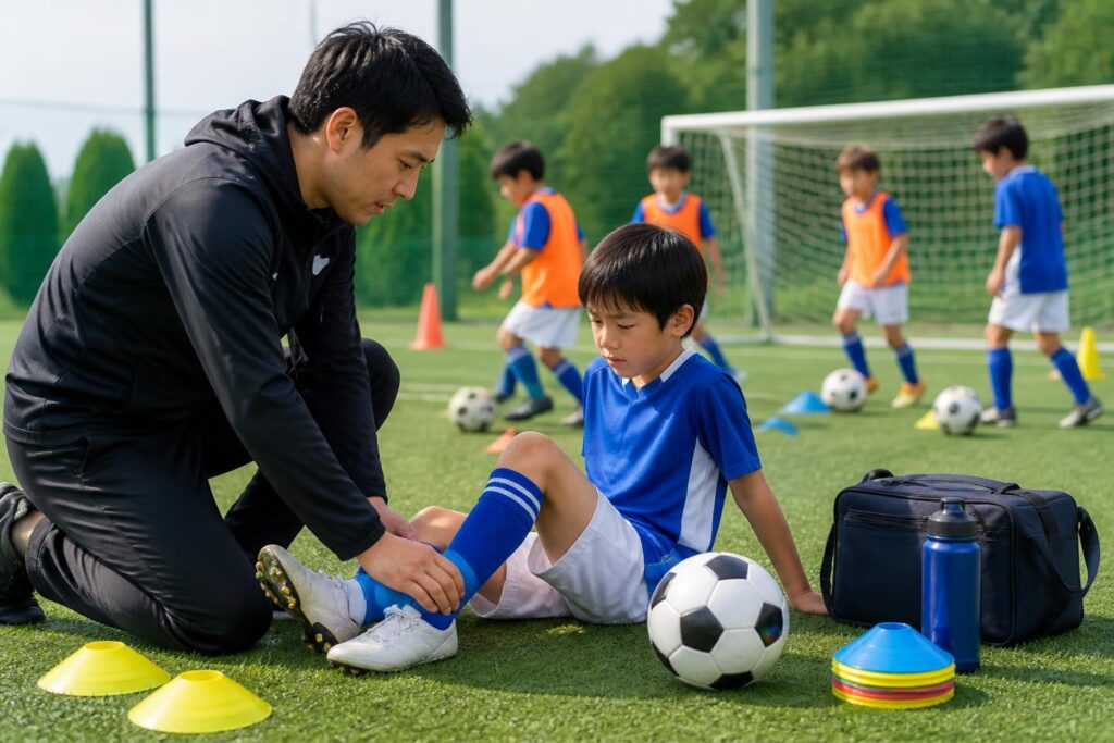 ジュニアサッカーで膝裏が痛む原因は？