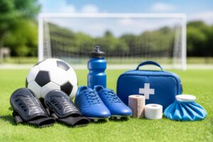 ジュニアサッカーで起きたすねの打撲による腫れの対処法は？